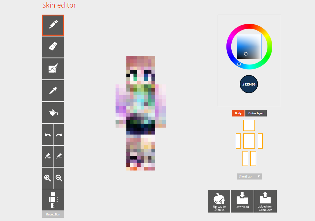 Minecraft Skin Editor